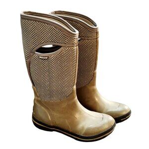 Bogs Womens Herringbone Waterproof Boots Size 9
